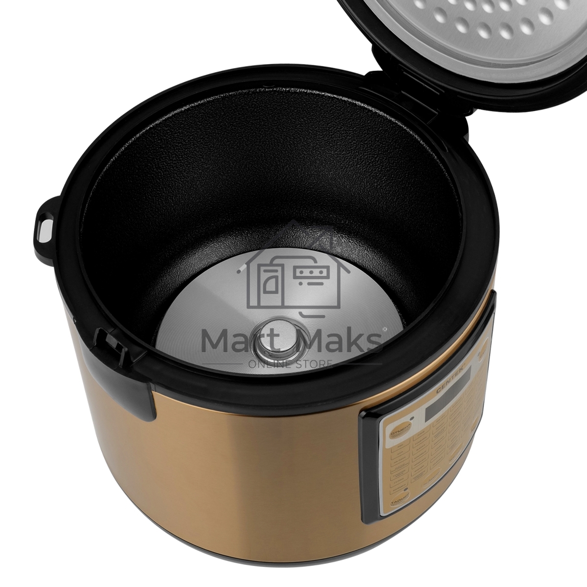 Мультиварка Centek CT-1495 черный/золотистый, 5.0 л, 42 программы + Мультишеф