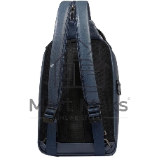 Рюкзак слинг мужской Piquadro Solm CA7028S141/AV серо-голубой кожа