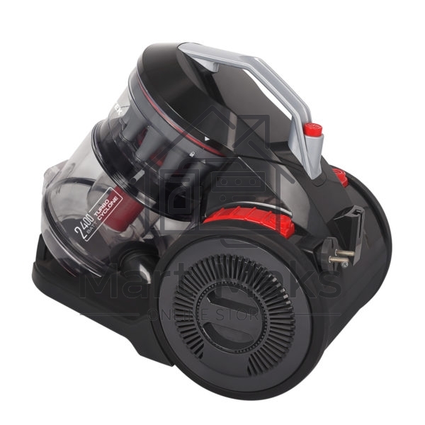Пылесос Centek CT-2523 черный/красный, 420/2400 Вт, уборка сухая, пылесборник контейнер 3.5 л
