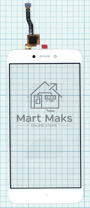 Сенсорное стекло (тачскрин) для Xiaomi Redmi 5A, белое