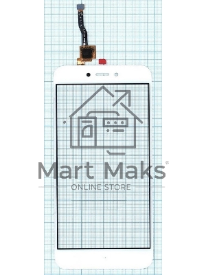 Сенсорное стекло (тачскрин) для Xiaomi Redmi 5A, белое