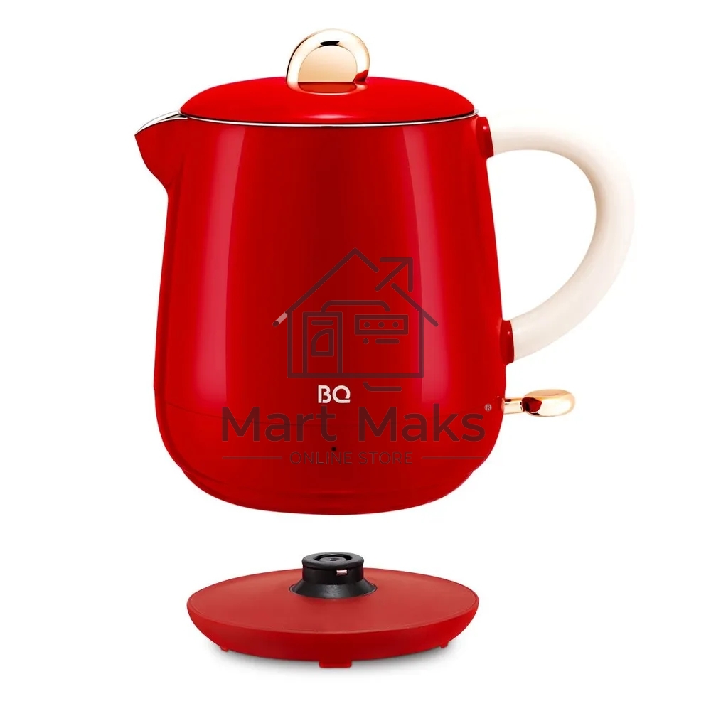 Чайник BQ KT1717P Red. Мощность:1000 Вт, Объем 0,6л