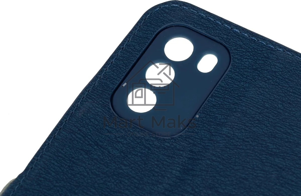 Чехол (флип-кейс) DF poFlip-03 для Xiaomi Poco M3 синий