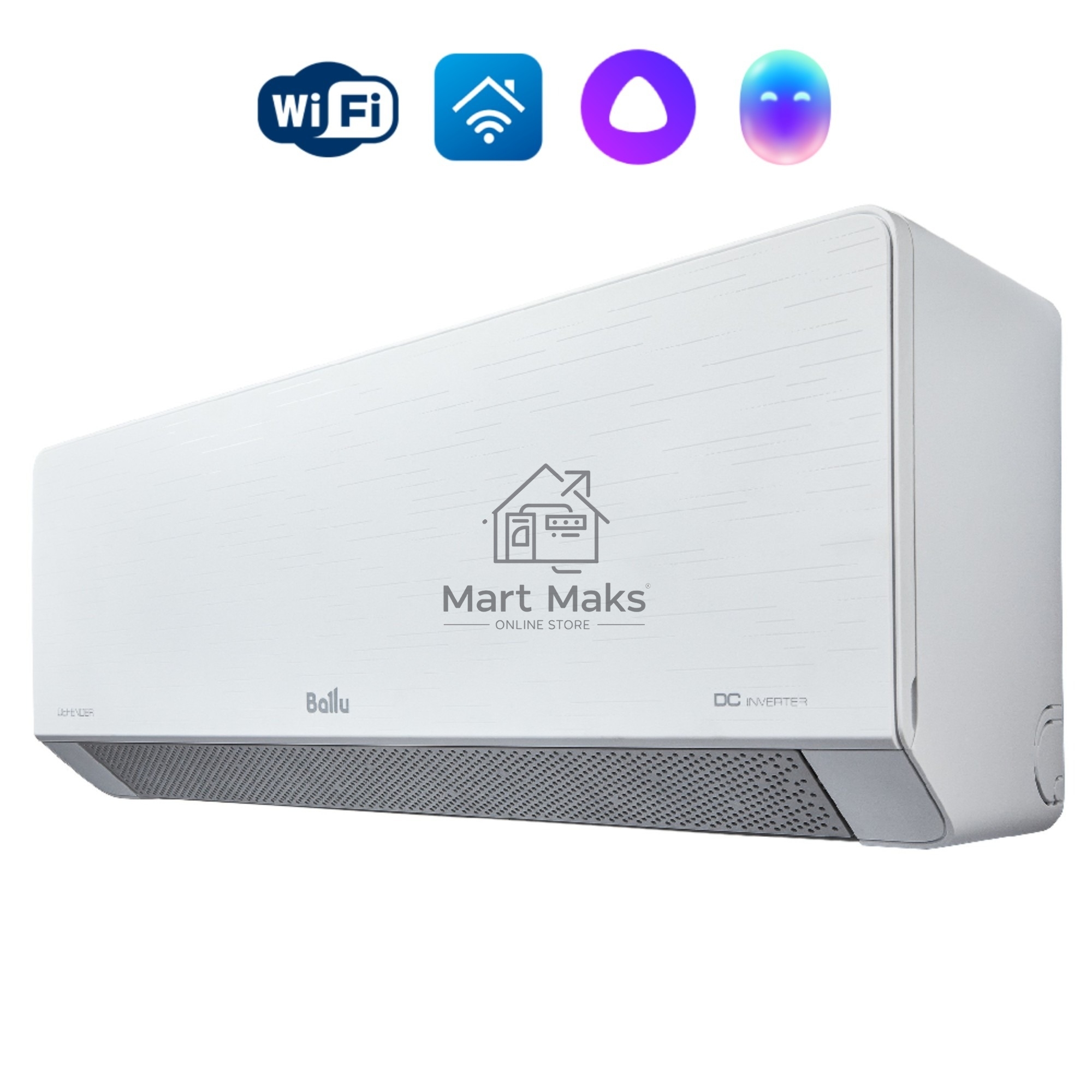 Блок внутренний сплит-системы Ballu Defender BSHI-09HN8 инвертор, 9000 BTU, 27 м², 19 дБ, охлаждение, обогрев, осушение, белый (строго с 10874216)