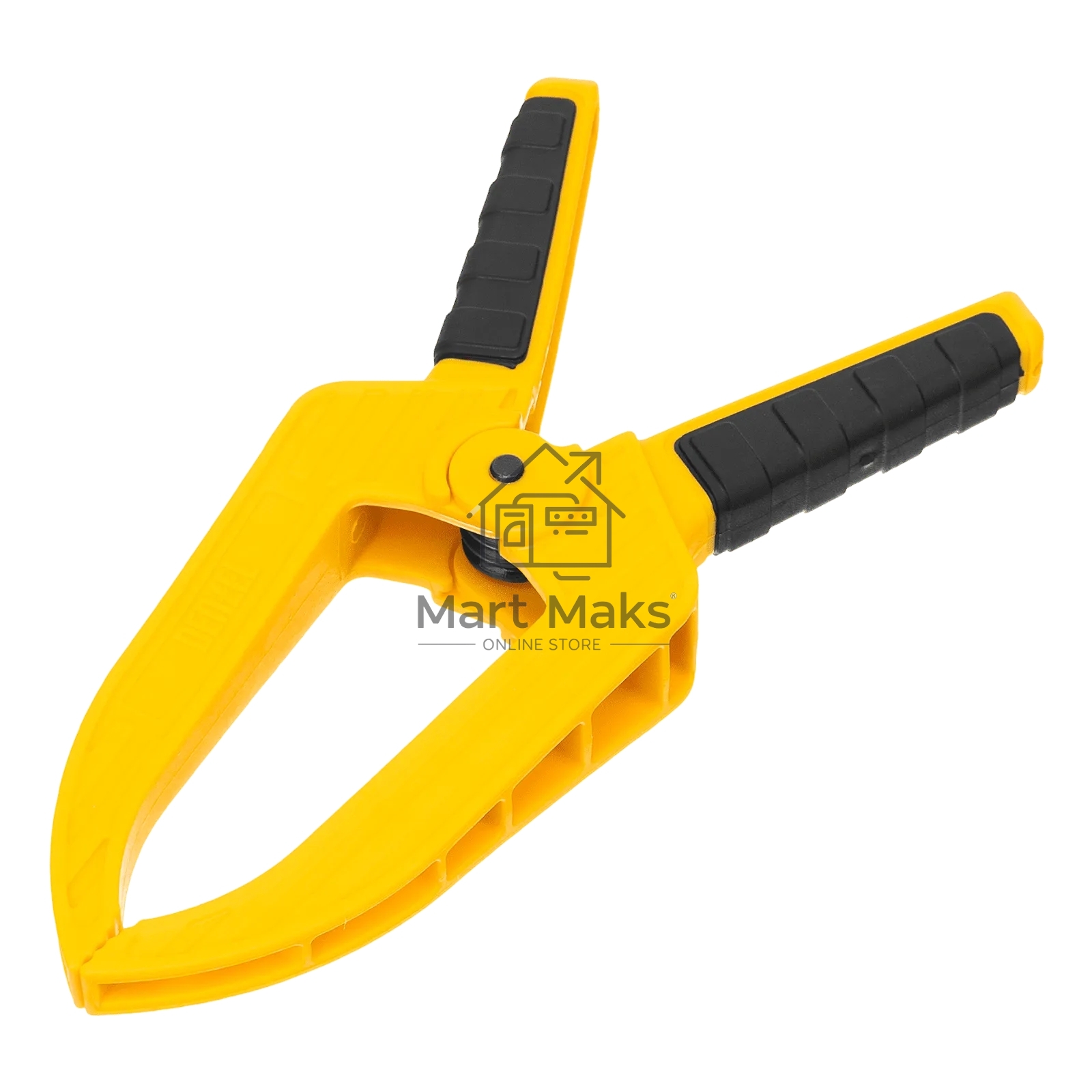 Струбцина клещеобразная Denzel удлиненная 50 х 80 мм двухкомпонентные рукоятки