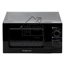 Микроволновая печь HOME HMM207BB черный, 20 л, 700 Вт, переключатели — поворотный механизм