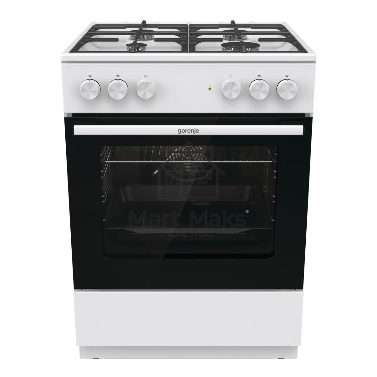 Плита комбинированная Gorenje GK6A40WFFM белый, конфорок 4 шт, духовка 71 л, 60 см x 85 см x 60 см