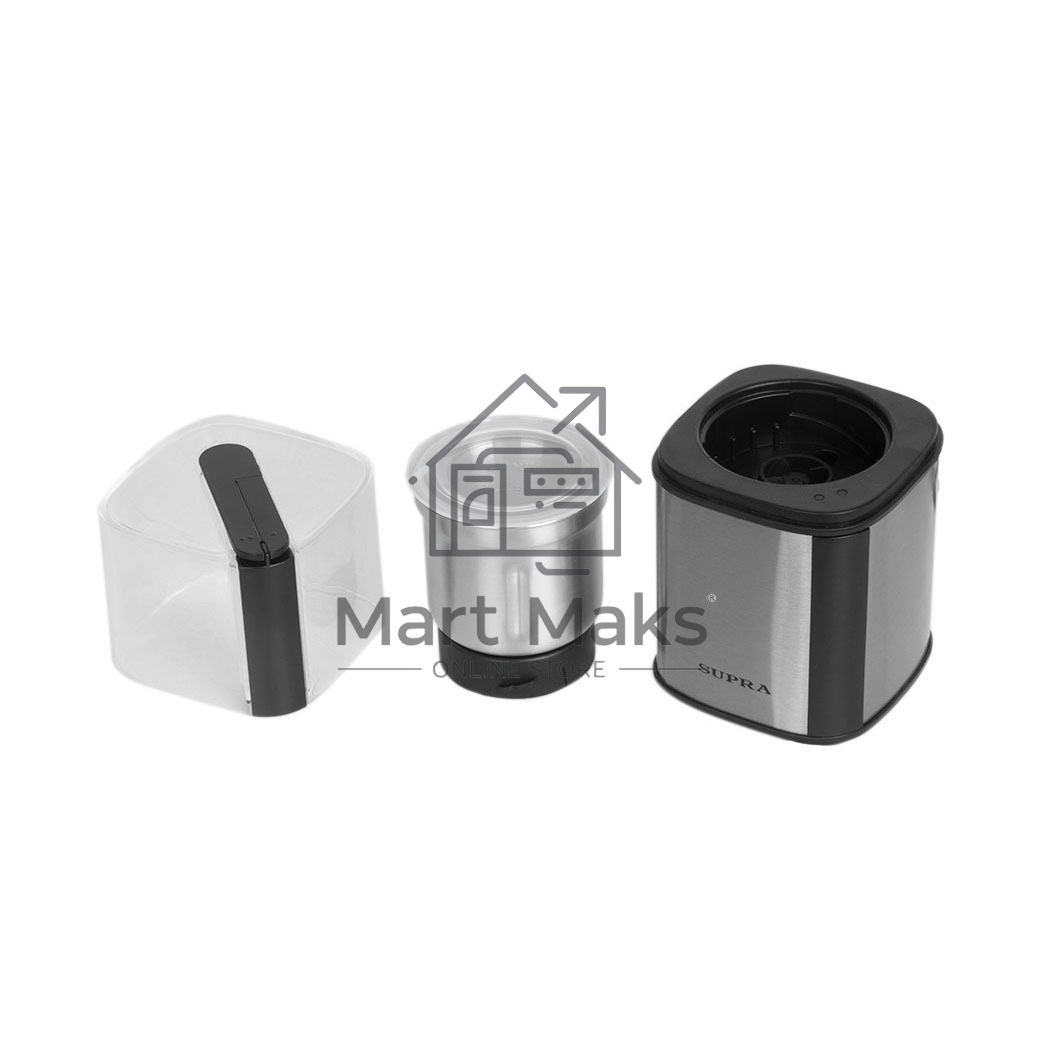 Кофемолка SUPRA CGS-310 300 Вт, 80 г, серебристый