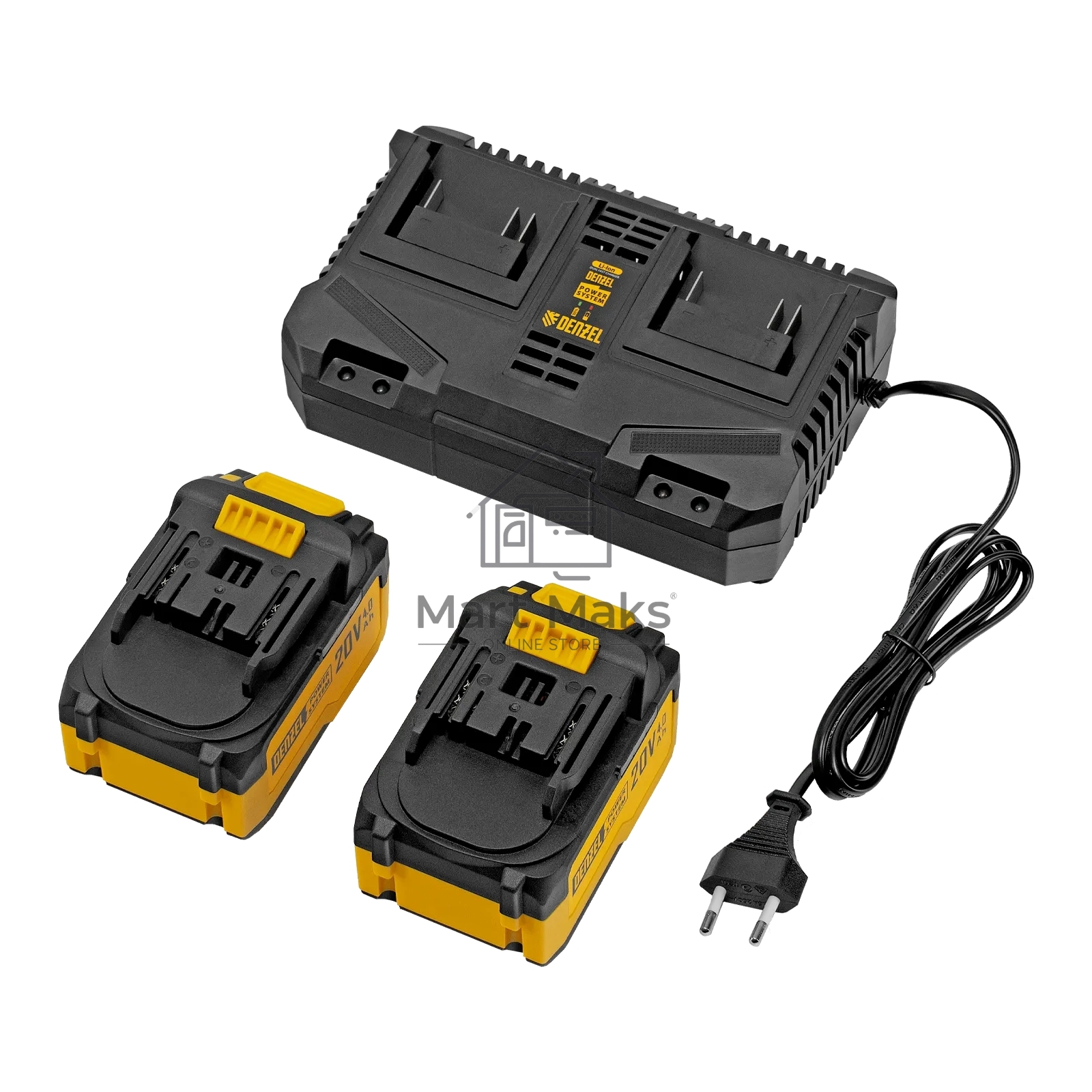 Газонокосилка аккумуляторная бесщет. Denzel DLM-460, 460 мм, травосб. 65 л., Li-Ion, 40 В