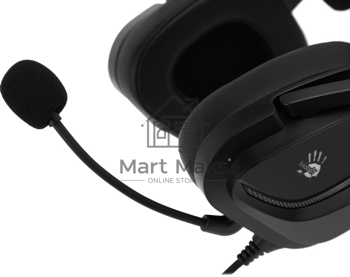 Гарнитура проводная с микрофоном A4Tech Bloody G575P черный 2м мониторные оголовье (G575P)