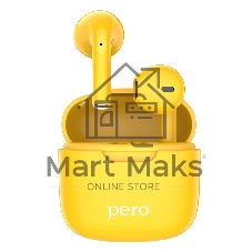 Беспроводные наушники PERO TWS05 COLORFUL Yellow