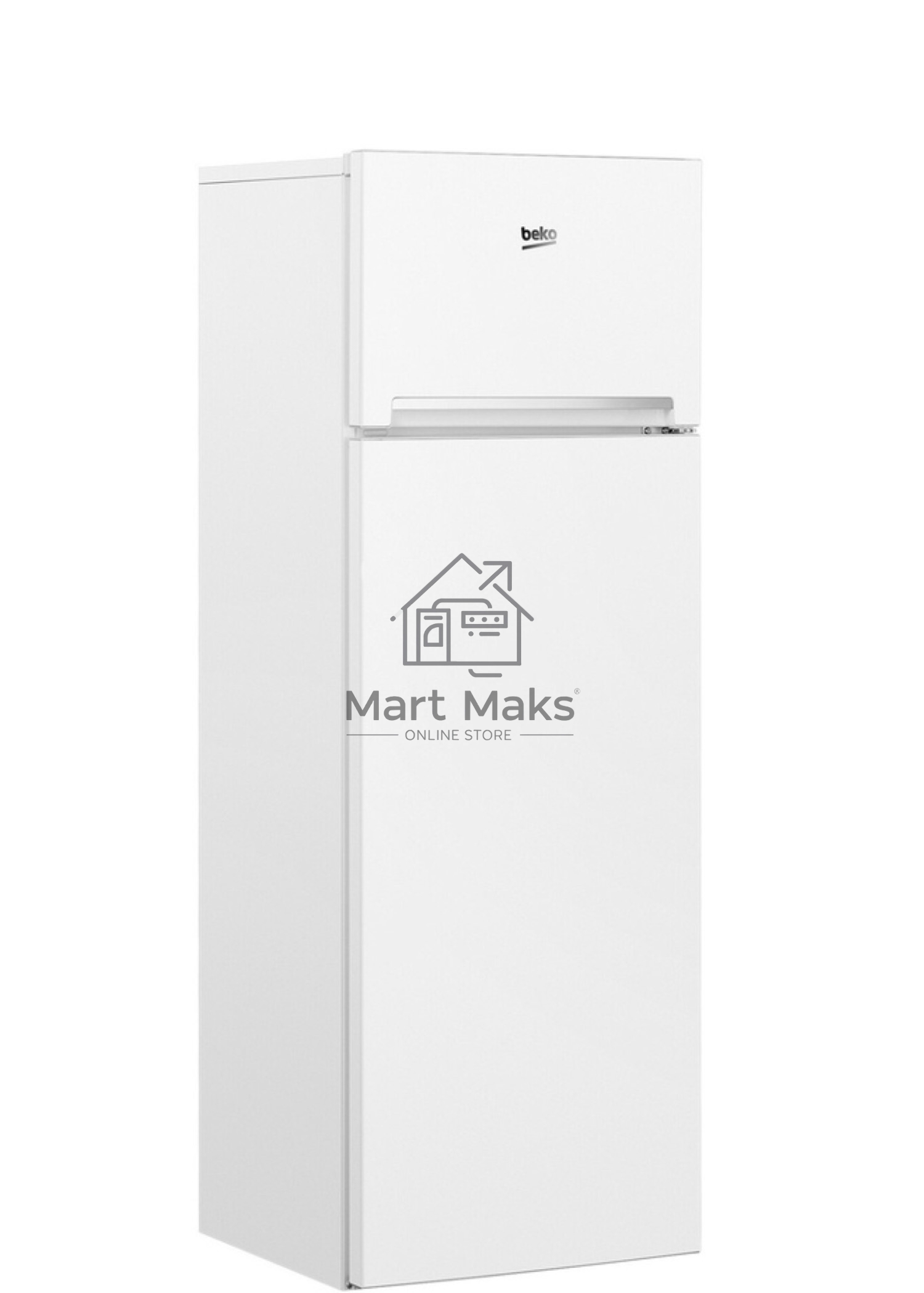 Холодильник Beko DSMV5280MA0W белый двухкамерный 210/46л морозилка сверху, капельное