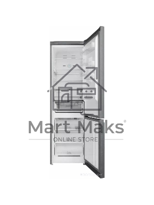 Холодильник Hotpoint HT 7201I MX O3 нержавеющая сталь двухкамерный 239/83 л морозилка снизу, No Frost