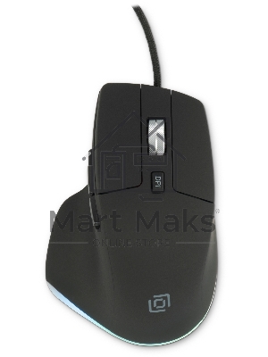 Мышь проводная Oklick 503M черный, 6400 dpi, USB, кнопки - 6