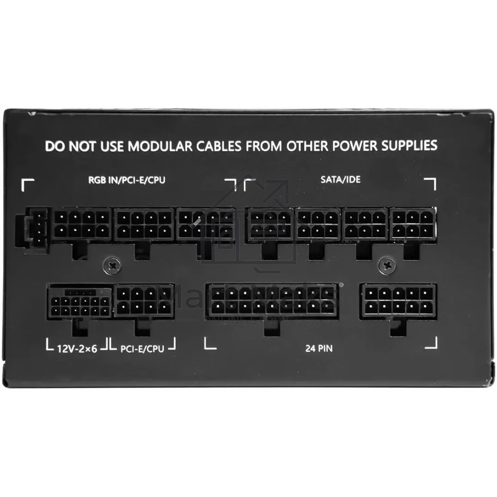 Блок питания Bloody BD-PS750G, 750Вт, 80 PLUS Gold, 120мм, модульный, черный