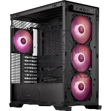 Компьютерный корпус ASUS TUF GAMING GT302 TG ARGb черный (90DC00I0-B19000) GT302/ARGb FANS/BLK
