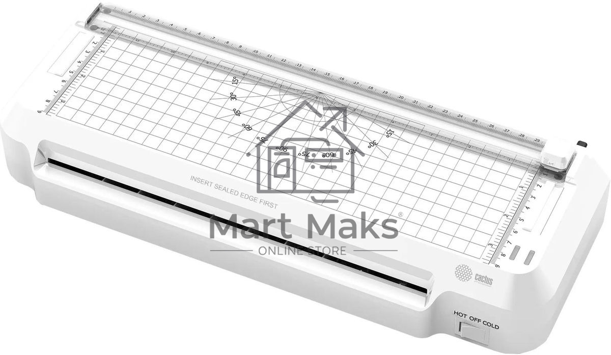 Ламинатор Cactus CS-LAB-F2 белый A4 (70-125мкм) 25 см/мин (2 вал.) хол. лам. лам. фото