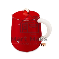 Чайник электрический BQ KT1717P Red. Мощность:1000 Вт, Объем 0,6л