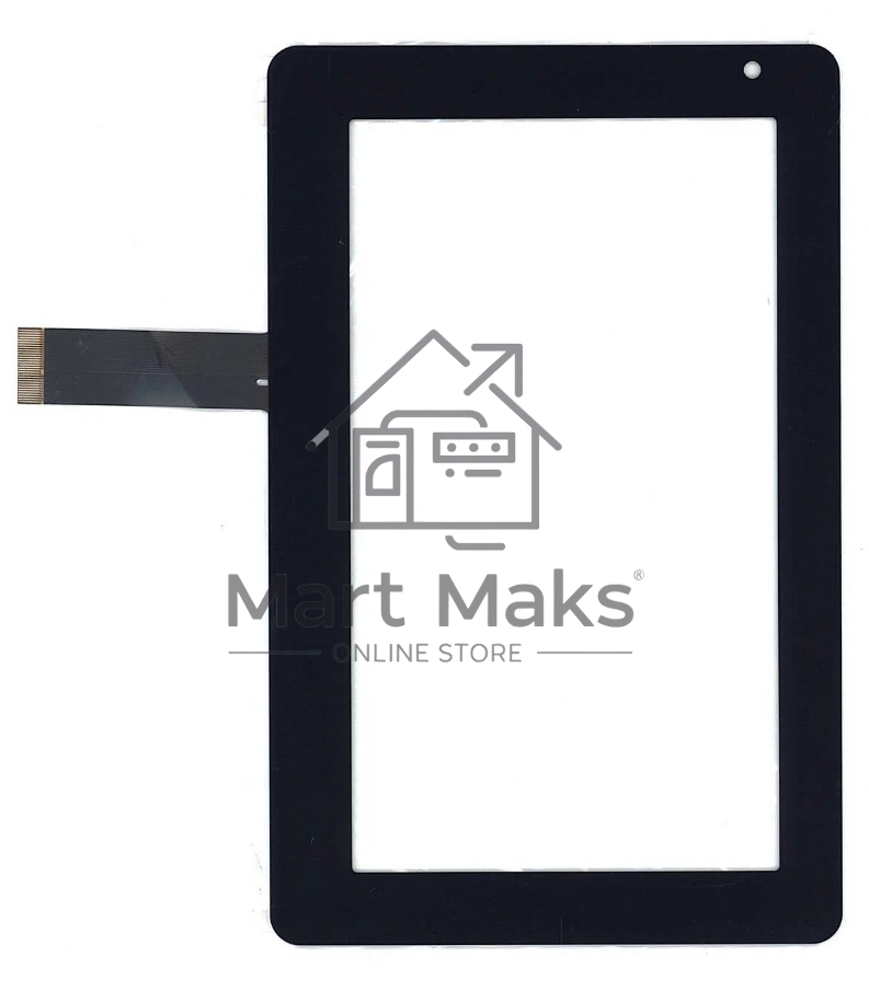 Сенсорное стекло (тачскрин) HLD130125, черное