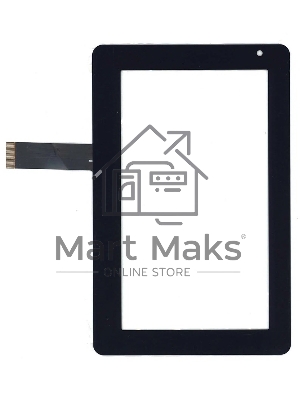 Сенсорное стекло (тачскрин) HLD130125, черное