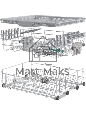 Встраиваемая посудомоечная машина Gorenje GS643D90X, серебристая с черным, 59.9 см, 16 компл., 46 дБ, класс A+++