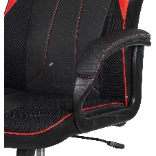 Кресло игровое A4Tech Bloody GC-300, черный/красный, эко.кожа/ткань, крестовина пластик