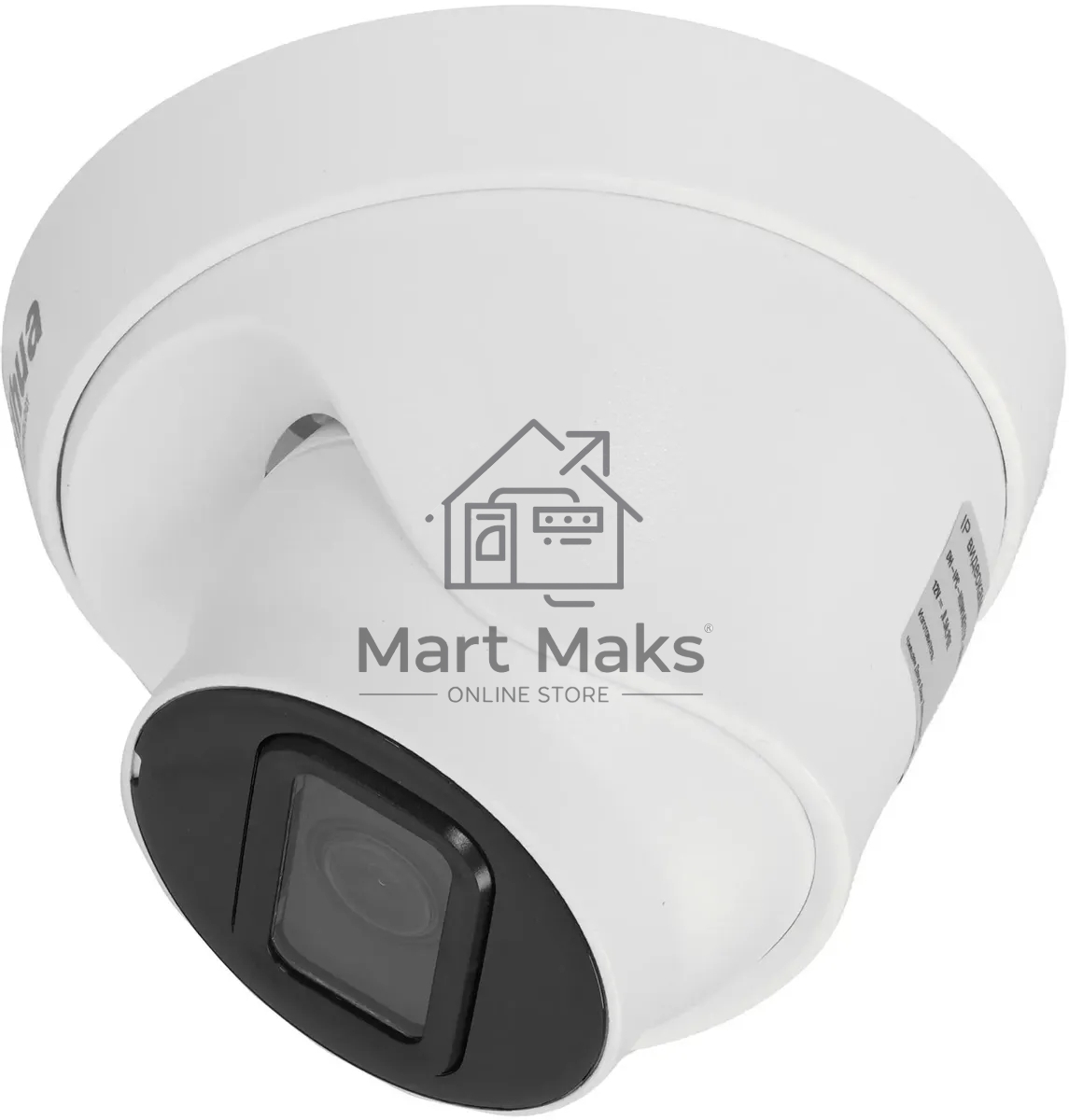 Уличная турельная IP-видеокамера Dahua DH-IPC-HDW1431T1P-0360B-S6 4Мп, 1/2.9” CMOS, объектив 3.6мм, ИК-подсветка до 30м, IP67, корпус: металл, пластик