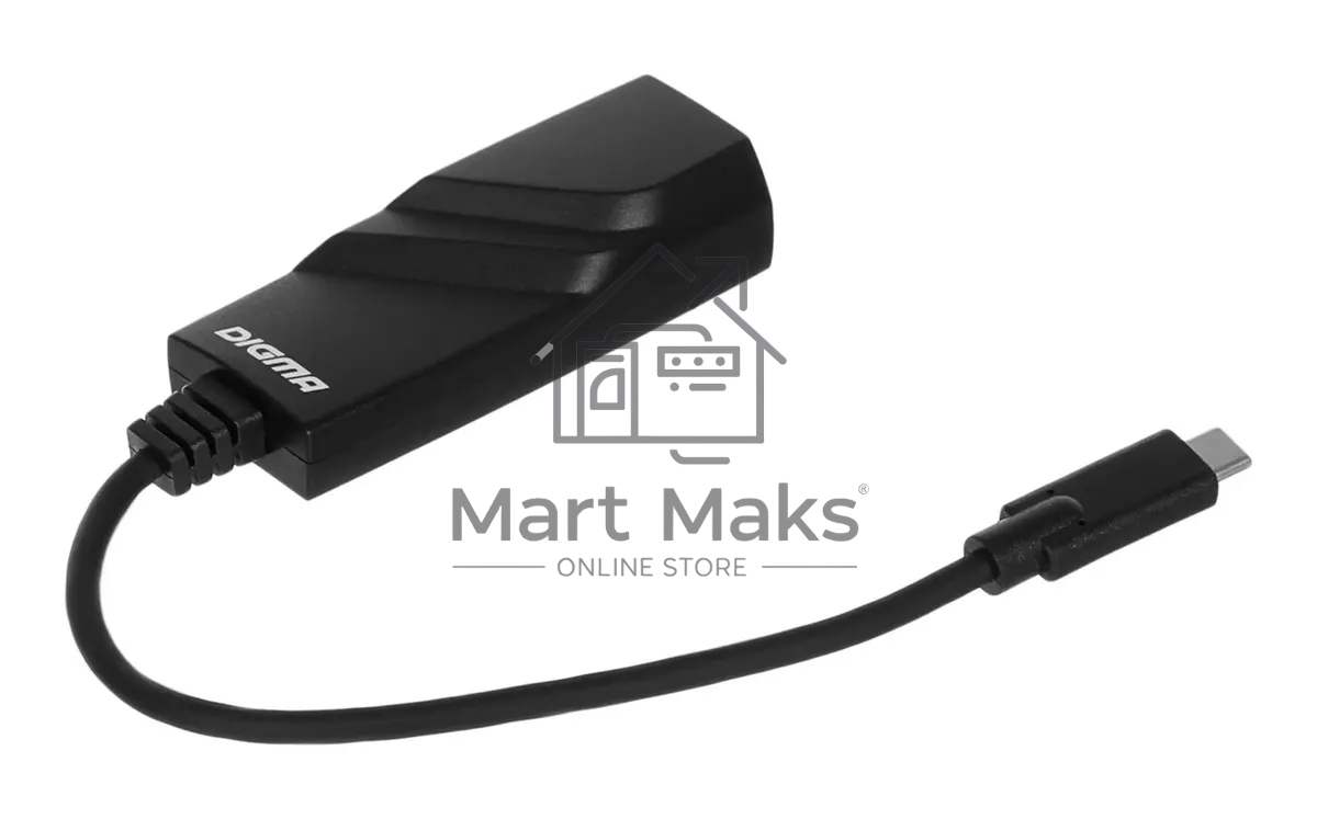 Сетевой адаптер Ethernet Digma D-USBC-LAN1000