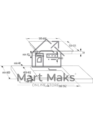 Индукционная варочная панель Gorenje GI6421SYW белый