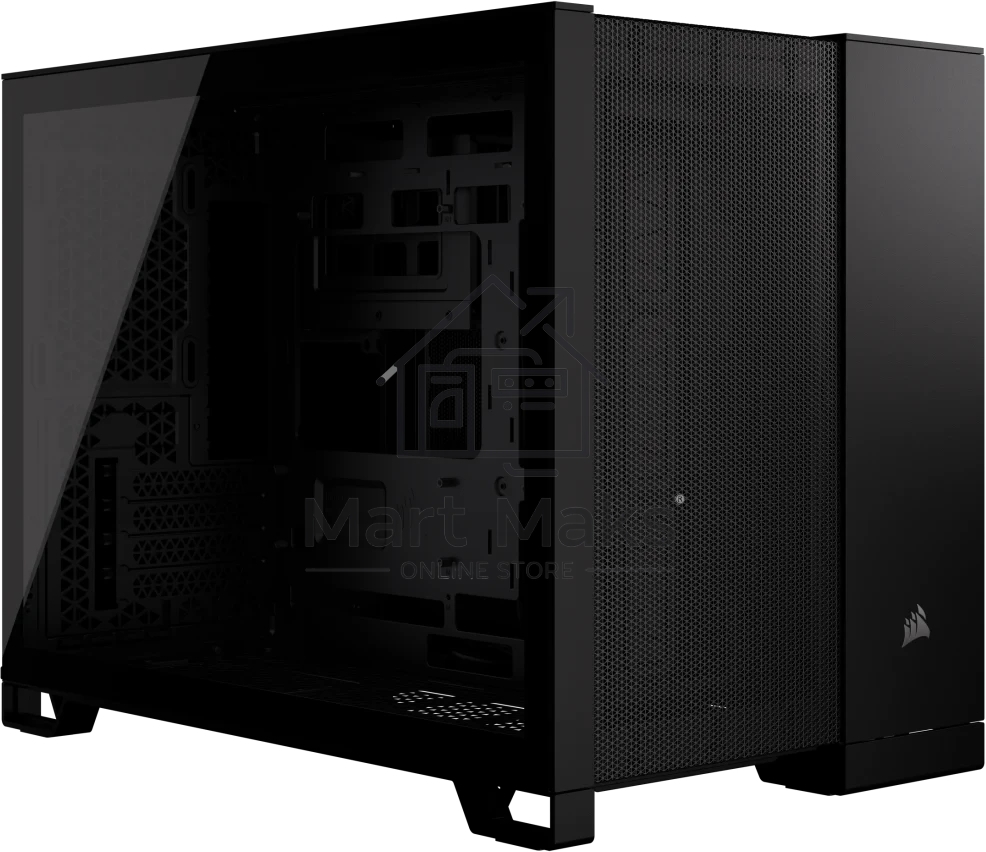 Компьютерный корпус без блока питания Case Corsair 2500D Airflow, Midi-Tower, TG, no fan, 2xUSB-A 3.2, 1xUSB 3.2 Type-C, mATX, mITX черный