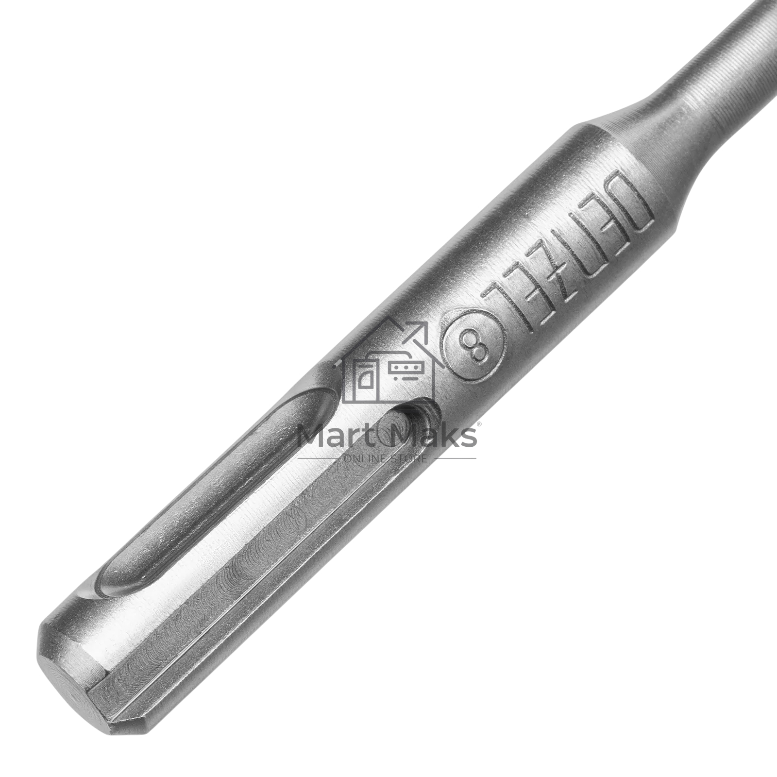 Бур по бетону Denzel цельная крестовая пластина, 8x215 мм, SDS PLUS