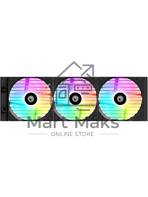 Система жидкостного охлаждения ID-Cooling FX360 TD ARGB Soc-AM5/AM4/1200/1700/1851 черный 4-pin 27.2dB Al+Cu LCD 350W Ret