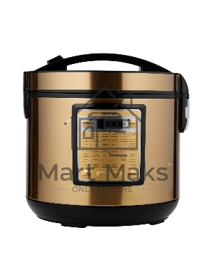 Мультиварка Centek CT-1495 черный/золотистый, 5.0 л, 42 программы + Мультишеф