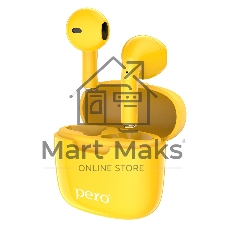 Беспроводные наушники PERO TWS05 COLORFUL Yellow
