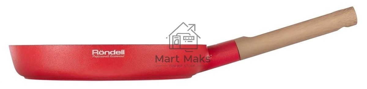 Сковорода Rondell Red Edition RDA-1005, 26см, без крышки, красный