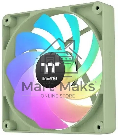Комплект вентиляторов для корпуса Thermaltake CT120 Reverse ARGB (2 шт.) зеленый, 120 мм, 2000 об/мин, 31.2 дБ, 4 pin