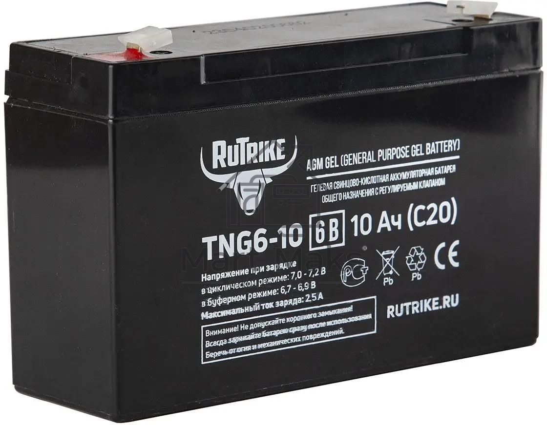 Батарея для ИБП Rutrike TNG6-10 6В 10Ач