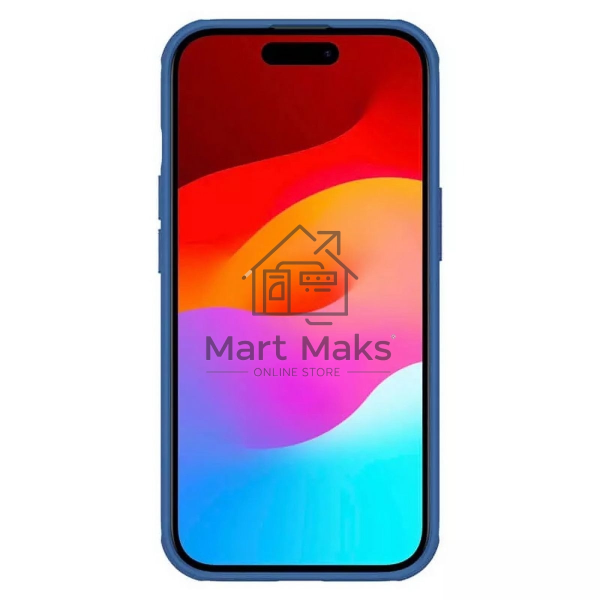 Чехол Super Frosted Shield Pro Magnetic Case, синий, (AP IP15)