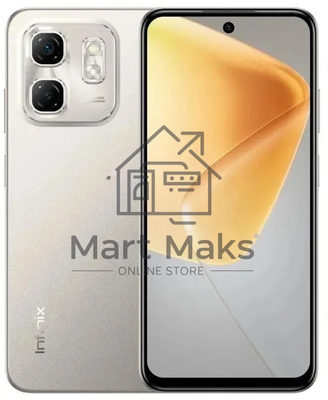 Смартфон Infinix HOT 50i, 4/128Gb, серый титан