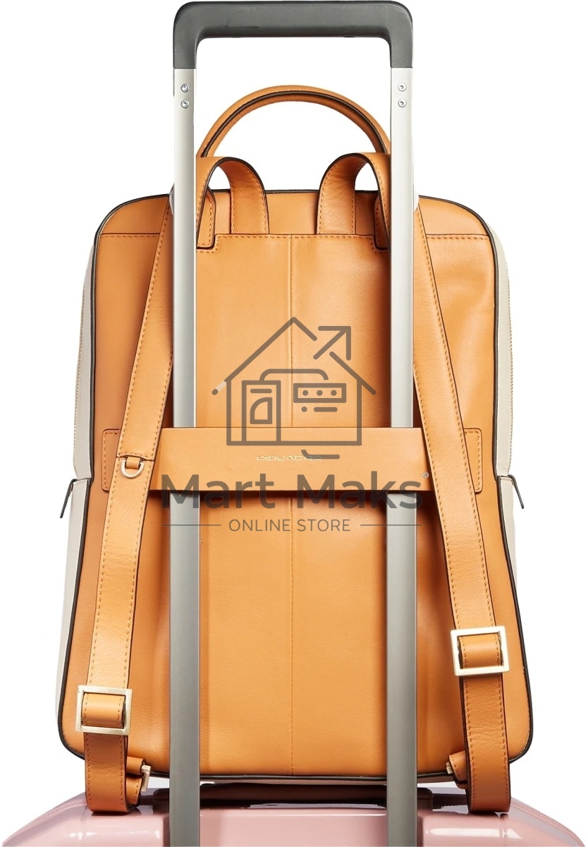 Рюкзак женский Piquadro Ashley CA6455W134/AR охра/бежевый/натур.кожа