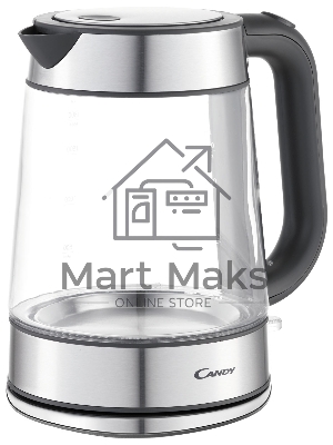 Чайник электрический Candy CK-303 1.8л. 2200Вт графит корпус: Металл/стекло/пластик
