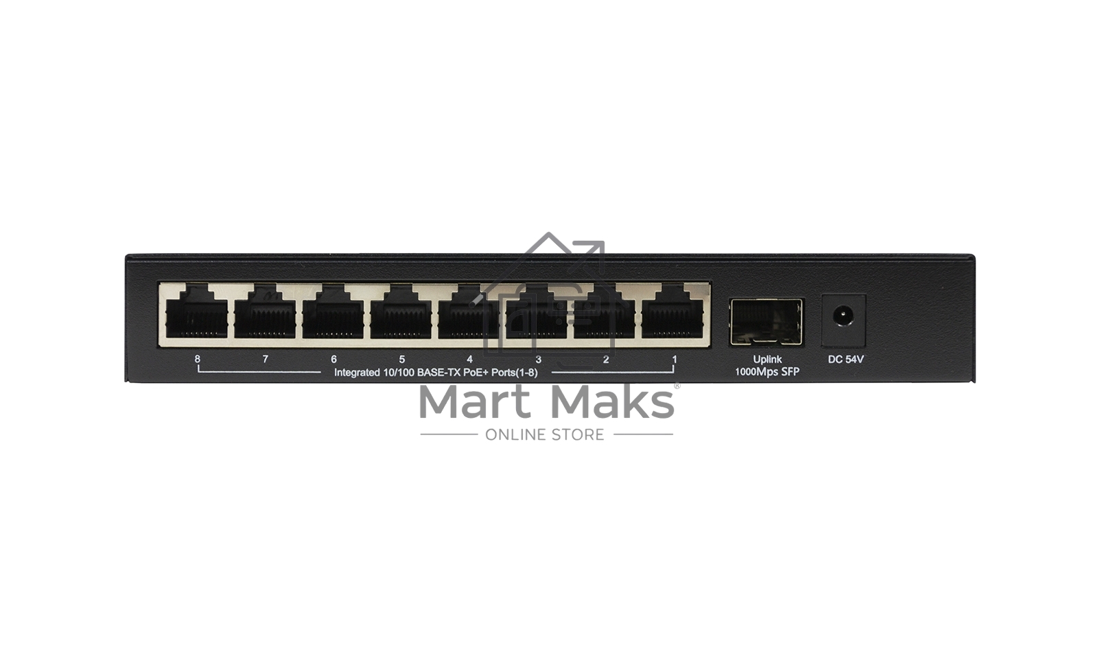 Коммутатор ORIGO OS1209P/A1A, 8×100 Мбит/с PoE + 1×1 Гбит/с SFP, неуправляемый