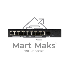 Коммутатор ORIGO OS1209P/A1A, 8×100 Мбит/с PoE + 1×1 Гбит/с SFP, неуправляемый