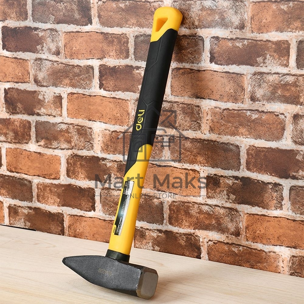 Слесарный молоток Deli DL442010 1000 гр Фиберглассовая рукоять