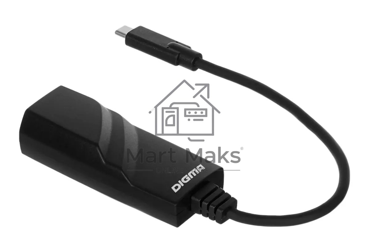 Сетевой адаптер Ethernet Digma D-USBC-LAN1000