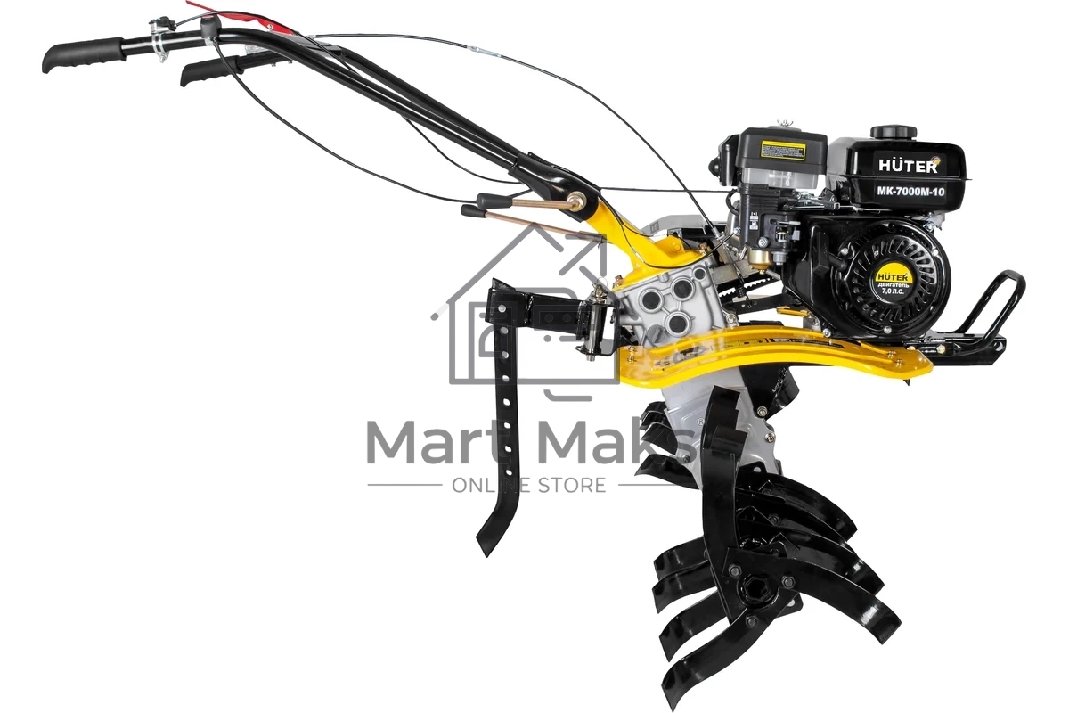 Мотоблок Huter МК-7000M-10 (70/5/25) бензиновый 7л.с.