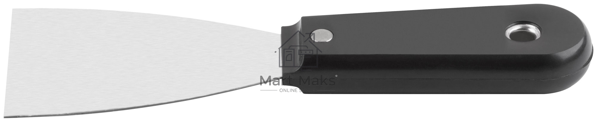 Шпатель FIT 06275 с пластиковой ручкой полированный 2,5