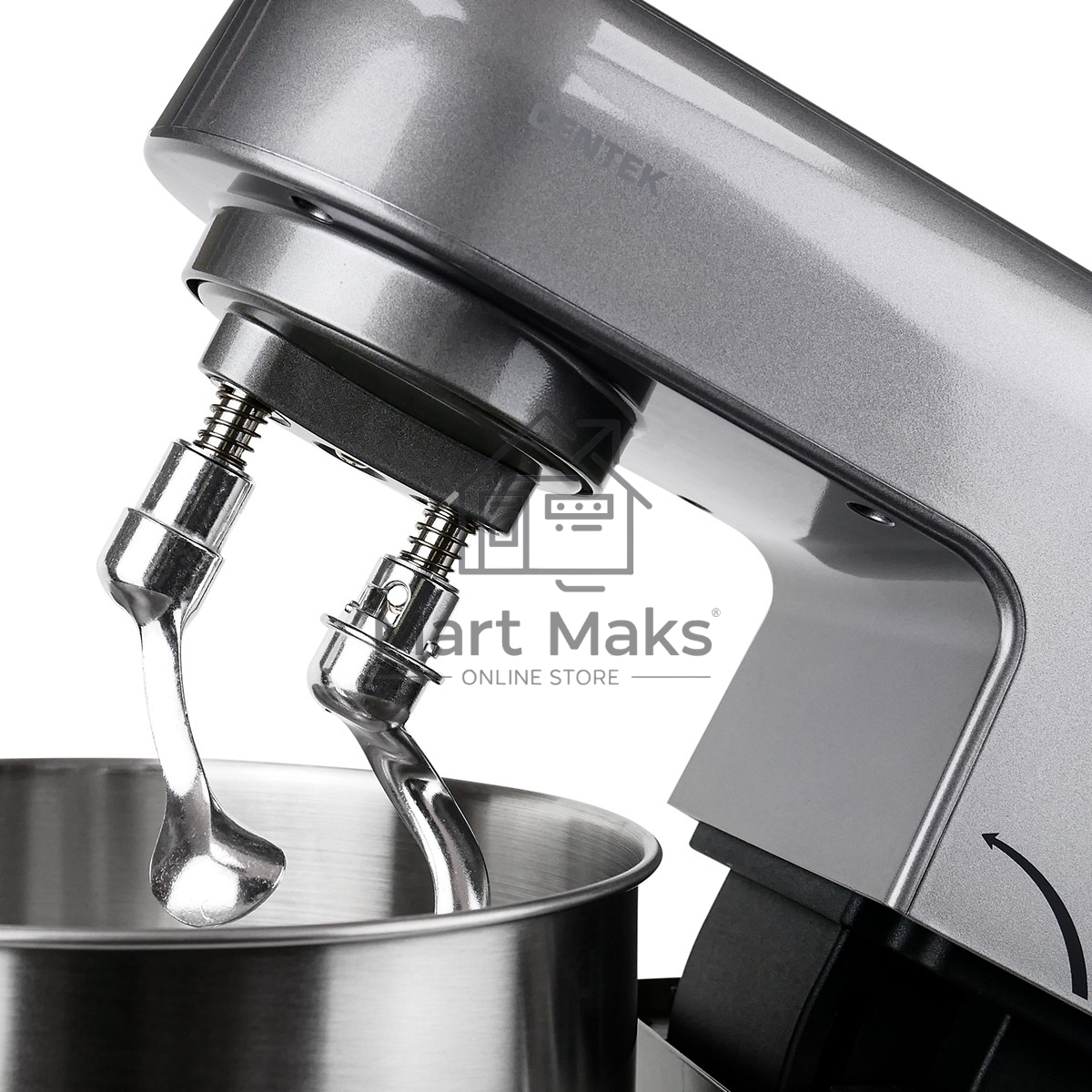 Миксер планетарный Centek CT-1151 DIJON (светл/серый)