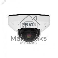 Видеокамера IP 2Мп купольная ИК-15м c PoE IP66 (2.8мм) RVi-1NCF2466 (2.8)