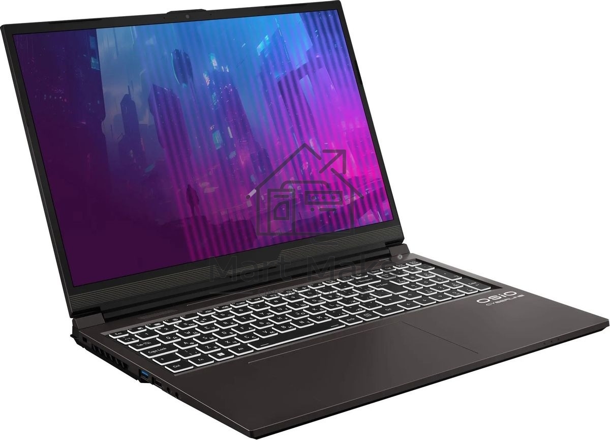Ноутбук Osio CyberLine C160i-004 коричневый Core i7 12650H 16Gb SSD512Gb NVIDIA GeForce RTX4060 8Gb 16
